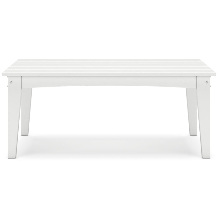 Hyland wave Outdoor Coffee Table - CasaBella Furniture (San Antonio, TX)