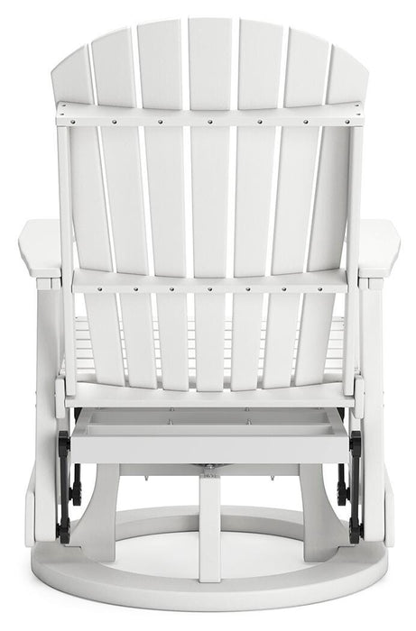 Hyland wave Outdoor Swivel Glider Chair - CasaBella Furniture (San Antonio, TX)