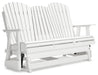 Hyland wave Outdoor Glider Loveseat - CasaBella Furniture (San Antonio, TX)