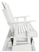 Hyland wave Outdoor Glider Loveseat - CasaBella Furniture (San Antonio, TX)