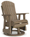 Hyland wave Outdoor Swivel Glider Chair - CasaBella Furniture (San Antonio, TX)