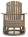 Hyland wave Outdoor Swivel Glider Chair - CasaBella Furniture (San Antonio, TX)
