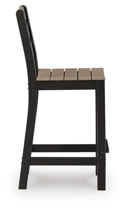 Shoreline Beach Outdoor Counter Table and 2 Barstools - CasaBella Furniture (San Antonio, TX)