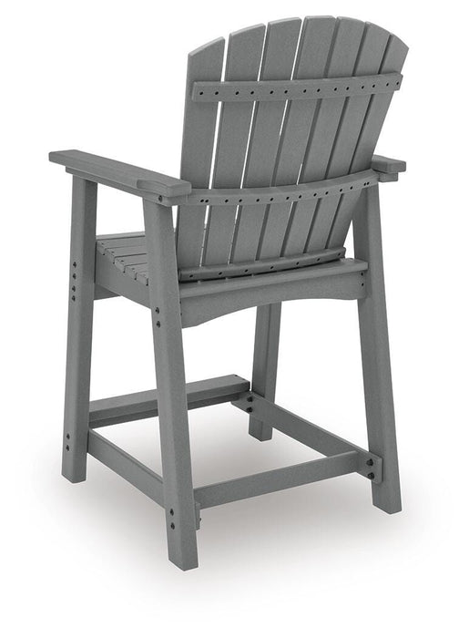 Sanctuary Beach Outdoor Counter Height Bar Stool (Set of 2) - CasaBella Furniture (San Antonio, TX)