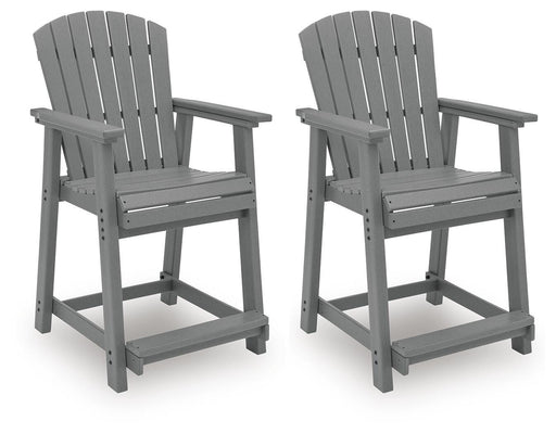 Sanctuary Beach Outdoor Counter Height Bar Stool (Set of 2) - CasaBella Furniture (San Antonio, TX)