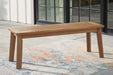 Janiyah Outdoor Dining Bench - CasaBella Furniture (San Antonio, TX)