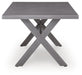 Half Moon Beach Outdoor Dining Table - CasaBella Furniture (San Antonio, TX)