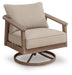 Harmony Headlands Outdoor Swivel Lounge with Cushion - CasaBella Furniture (San Antonio, TX)