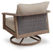 Harmony Headlands Outdoor Swivel Lounge with Cushion - CasaBella Furniture (San Antonio, TX)
