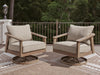 Harmony Headlands Outdoor Swivel Lounge with Cushion - CasaBella Furniture (San Antonio, TX)