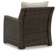 Brook Ranch Outdoor Lounge Chair with Cushion - CasaBella Furniture (San Antonio, TX)