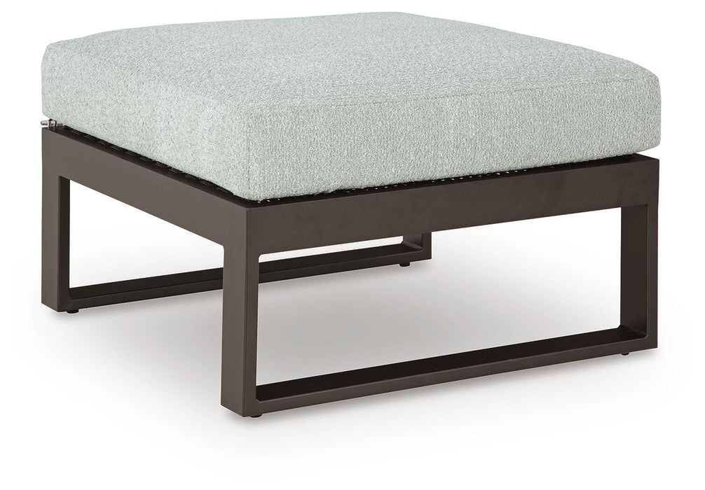 Beachloft Outdoor Ottoman with Cushion - CasaBella Furniture (San Antonio, TX)