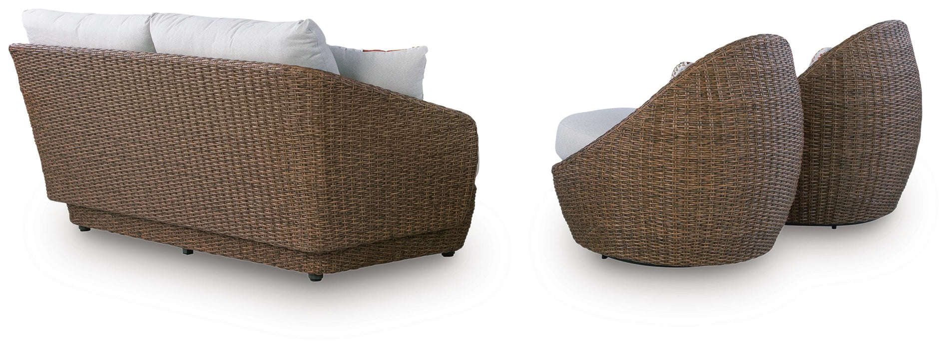 Double Point Outdoor Seating Set - CasaBella Furniture (San Antonio, TX)