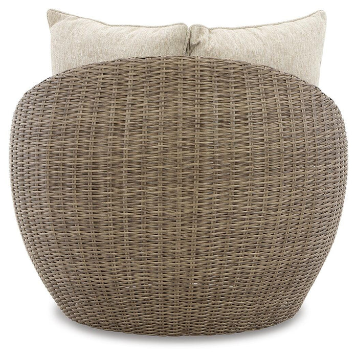 Danson Swivel Lounge with Cushion (Set of 2) - CasaBella Furniture (San Antonio, TX)