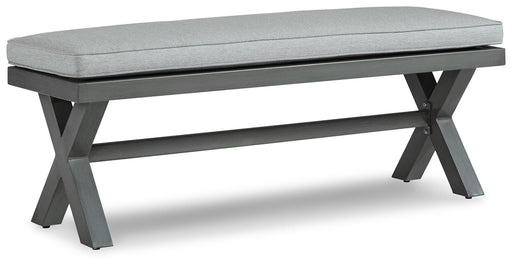 Elite Park Outdoor Bench with Cushion - CasaBella Furniture (San Antonio, TX)