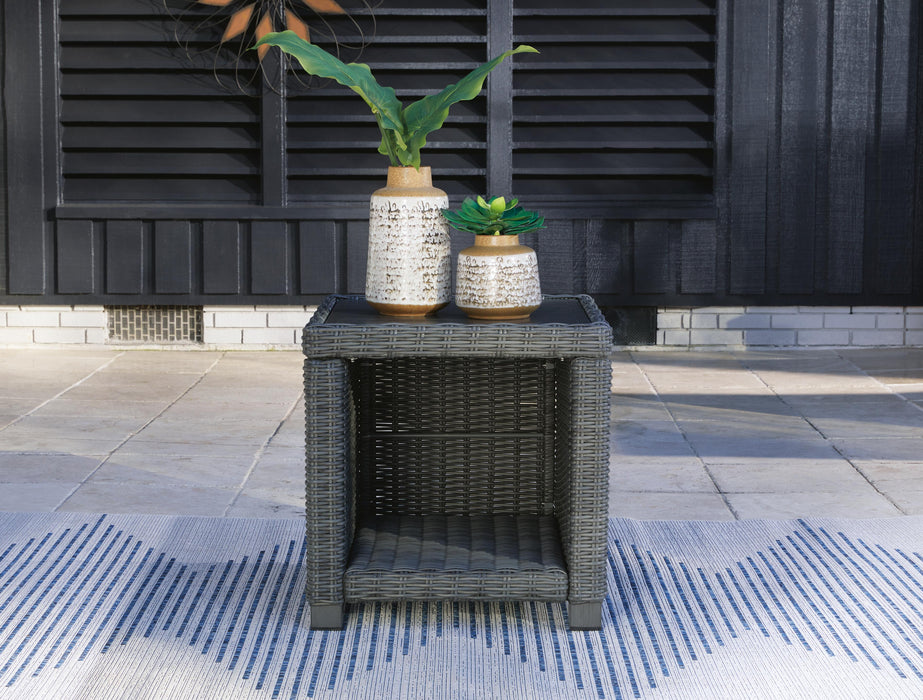 Elite Park Outdoor End Table - CasaBella Furniture (San Antonio, TX)