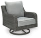 Elite Park Outdoor Swivel Lounge with Cushion - CasaBella Furniture (San Antonio, TX)