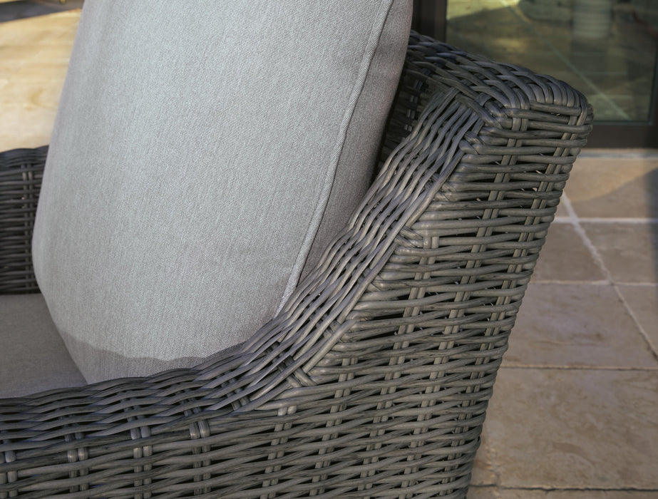 Elite Park Outdoor Swivel Lounge with Cushion - CasaBella Furniture (San Antonio, TX)