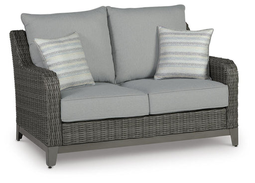 Elite Park Outdoor Loveseat with Cushion - CasaBella Furniture (San Antonio, TX)