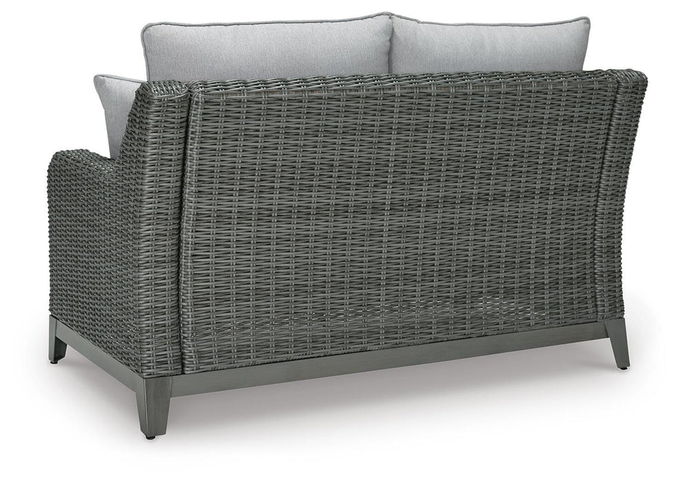 Elite Park Outdoor Loveseat with Cushion - CasaBella Furniture (San Antonio, TX)