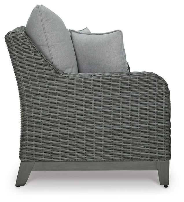 Elite Park Outdoor Loveseat with Cushion - CasaBella Furniture (San Antonio, TX)