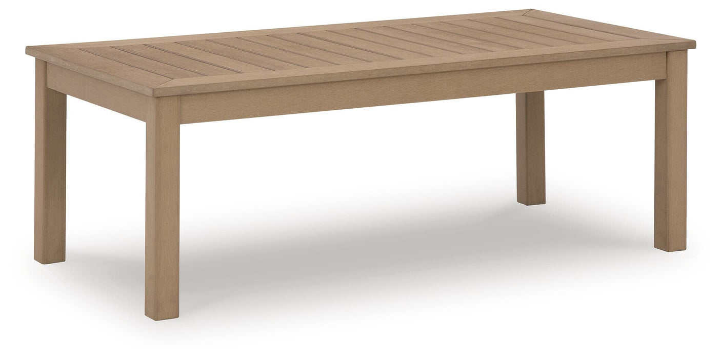 Hallow Creek Outdoor Coffee Table - CasaBella Furniture (San Antonio, TX)