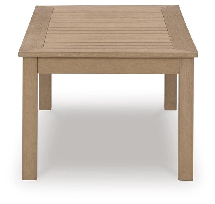 Hallow Creek Outdoor Coffee Table - CasaBella Furniture (San Antonio, TX)