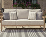 Hallow Creek Outdoor Sofa with Cushion - CasaBella Furniture (San Antonio, TX)