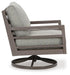 Hillside Barn Outdoor Swivel Lounge with Cushion - CasaBella Furniture (San Antonio, TX)