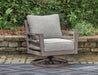 Hillside Barn Outdoor Swivel Lounge with Cushion - CasaBella Furniture (San Antonio, TX)