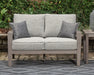 Hillside Barn Outdoor Loveseat with Cushion - CasaBella Furniture (San Antonio, TX)