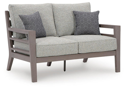 Hillside Barn Outdoor Loveseat with Cushion - CasaBella Furniture (San Antonio, TX)