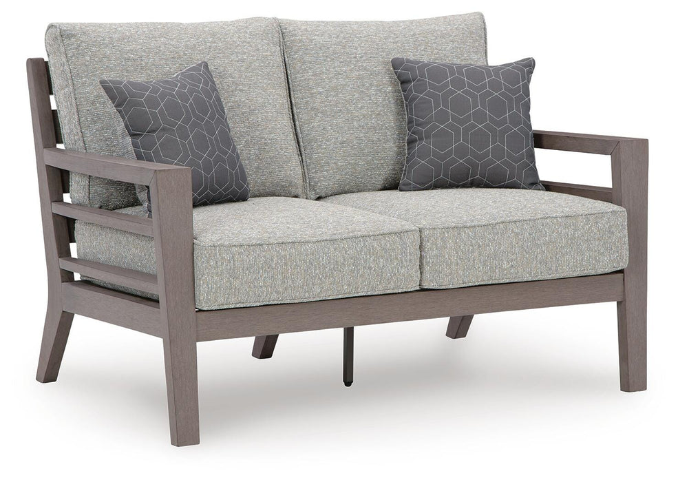 Hillside Barn Outdoor Loveseat with Cushion - CasaBella Furniture (San Antonio, TX)