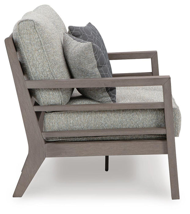 Hillside Barn Outdoor Loveseat with Cushion - CasaBella Furniture (San Antonio, TX)