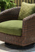 Horizon Hall Outdoor Swivel Lounge Chair with Cushion - CasaBella Furniture (San Antonio, TX)