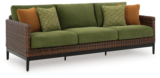 Horizon Hall Outdoor Sofa with Cushion - CasaBella Furniture (San Antonio, TX)