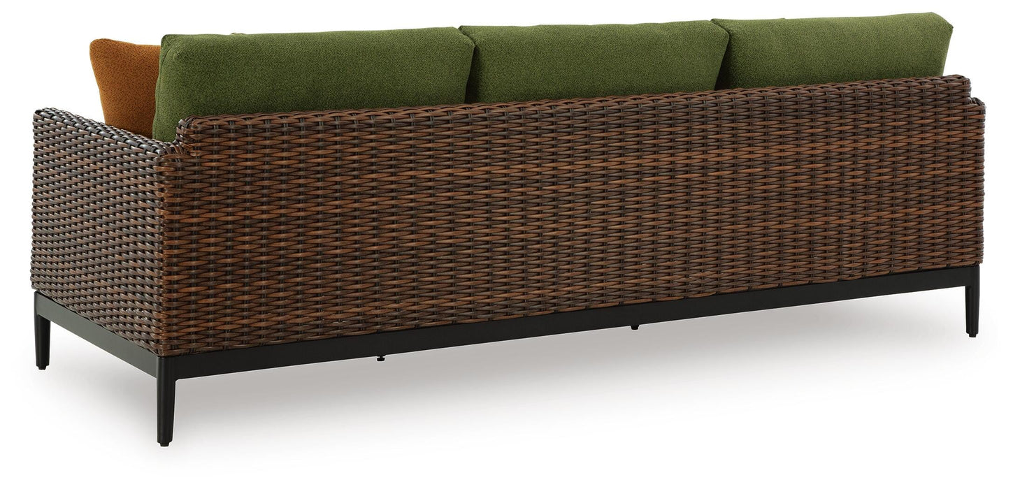 Horizon Hall Outdoor Sofa with Cushion - CasaBella Furniture (San Antonio, TX)
