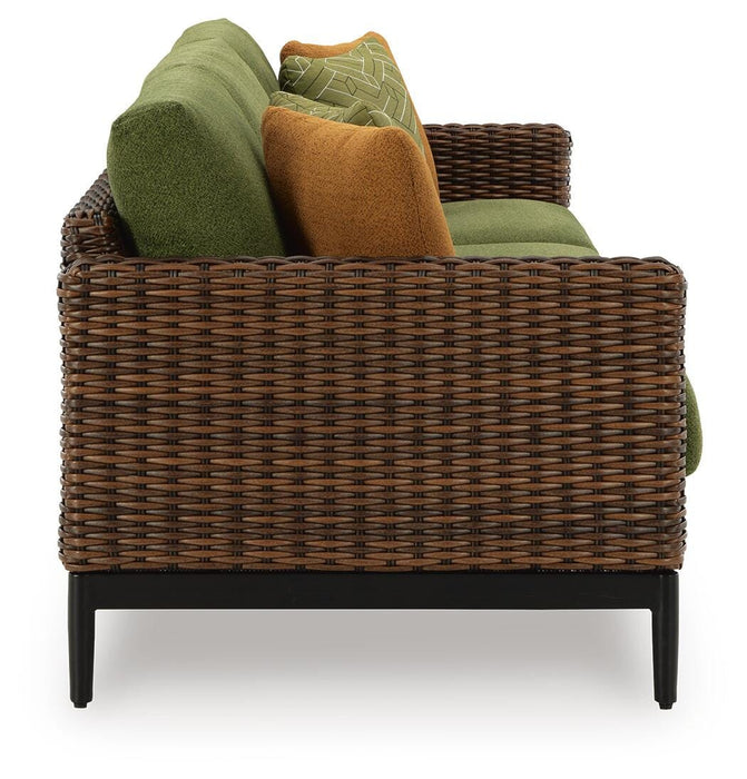 Horizon Hall Outdoor Sofa with Cushion - CasaBella Furniture (San Antonio, TX)