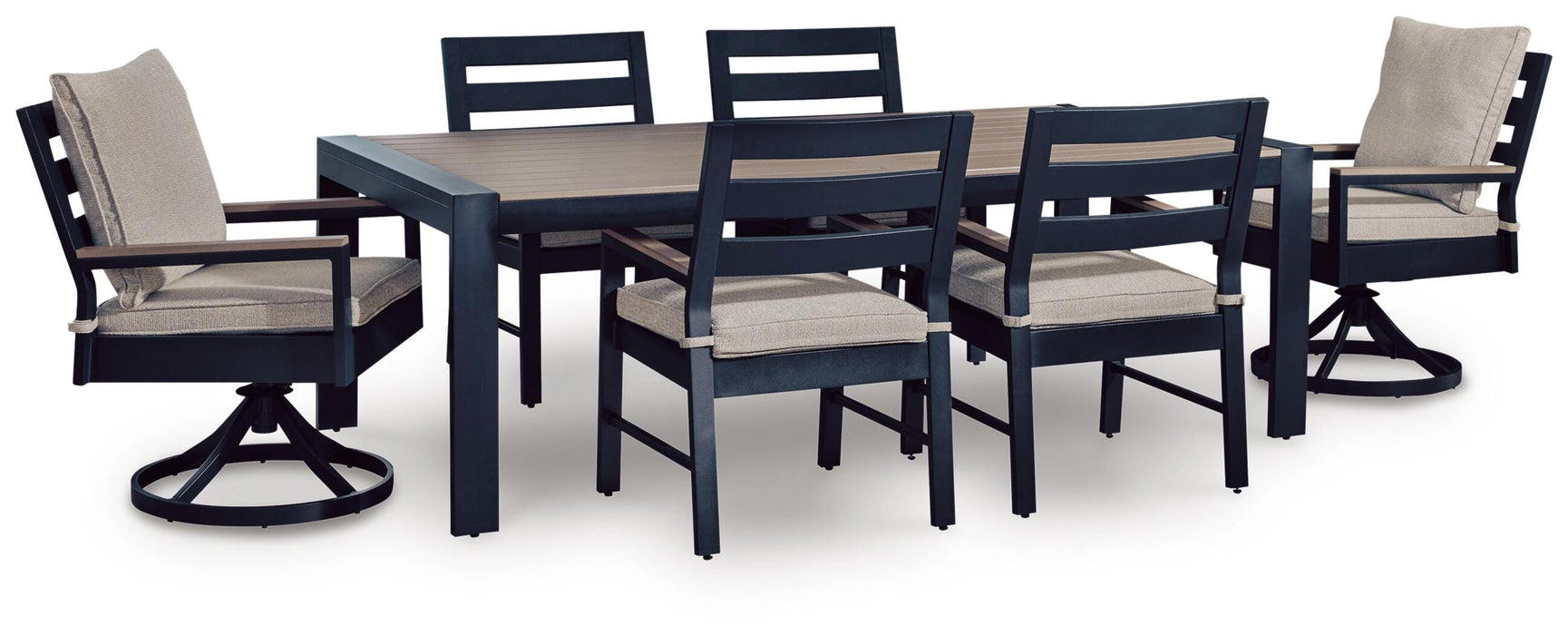 East Beach Outdoor Dining Set - CasaBella Furniture (San Antonio, TX)
