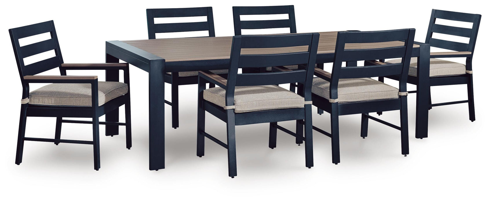 East Beach Outdoor Dining Set - CasaBella Furniture (San Antonio, TX)