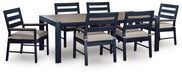 East Beach Outdoor Dining Set - CasaBella Furniture (San Antonio, TX)