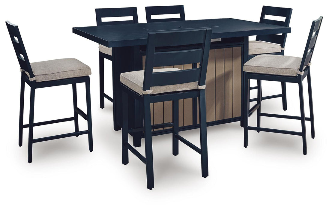 East Beach Outdoor Dining Set - CasaBella Furniture (San Antonio, TX)