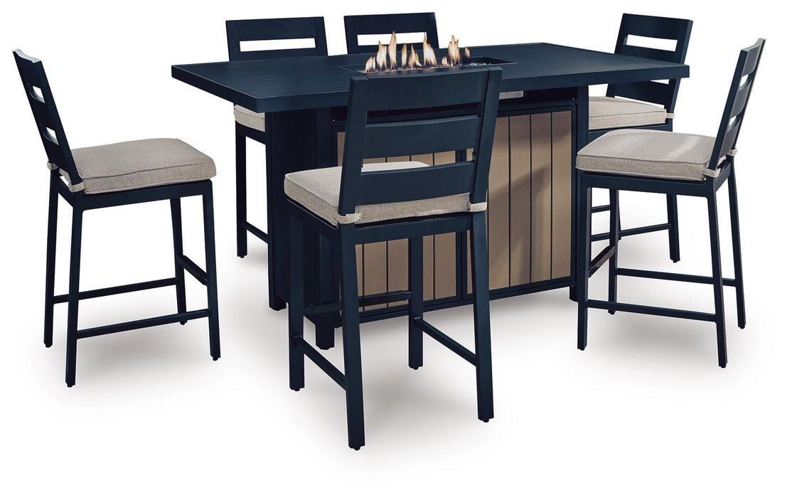 East Beach Outdoor Dining Set - CasaBella Furniture (San Antonio, TX)
