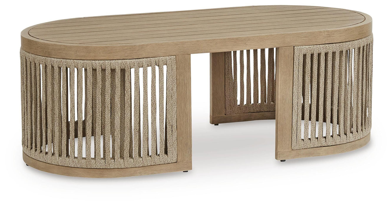 Serena Shores Outdoor Coffee Table - CasaBella Furniture (San Antonio, TX)