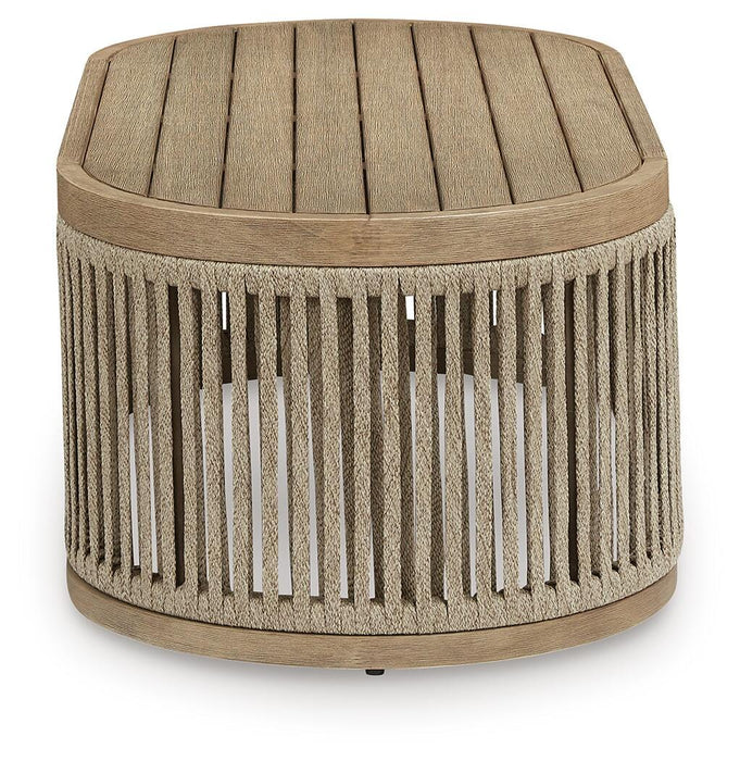 Serena Shores Outdoor Coffee Table - CasaBella Furniture (San Antonio, TX)