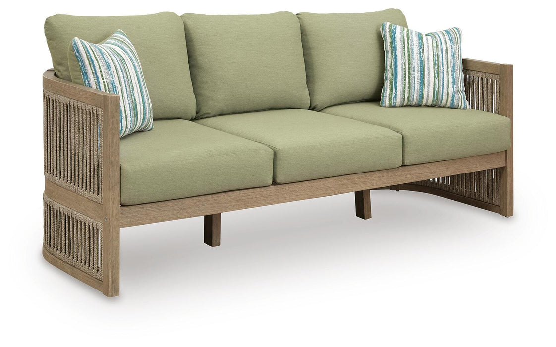 Serena Shores Outdoor Sofa with Cushion - CasaBella Furniture (San Antonio, TX)
