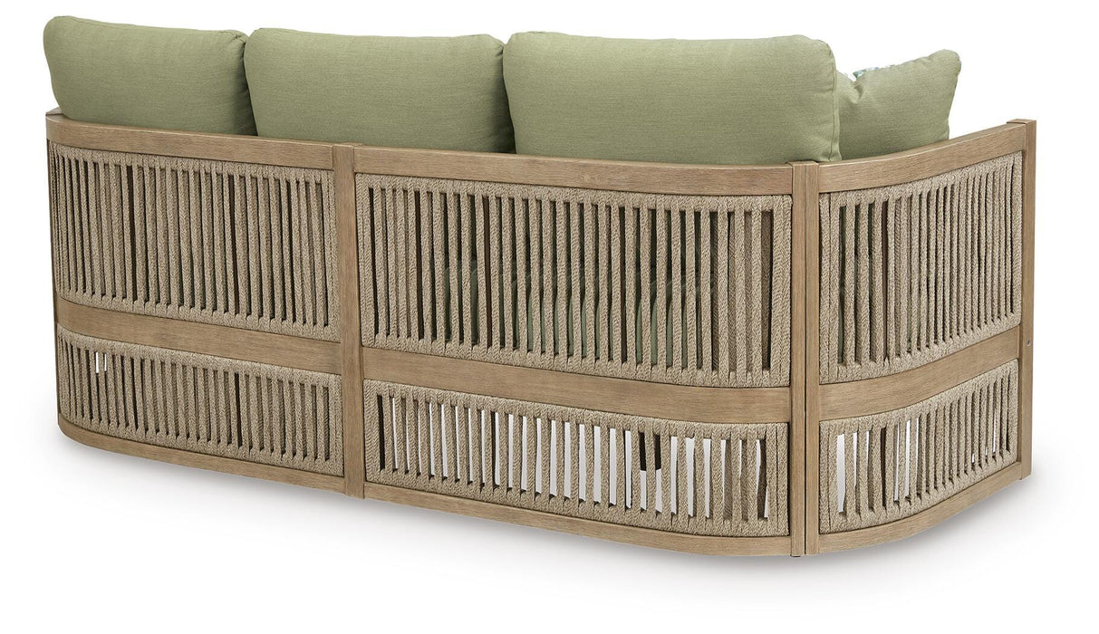 Serena Shores Outdoor Sofa with Cushion - CasaBella Furniture (San Antonio, TX)