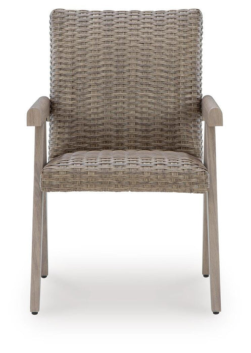 Cliff Trails Outdoor Arm Chair (Set of 2) - CasaBella Furniture (San Antonio, TX)
