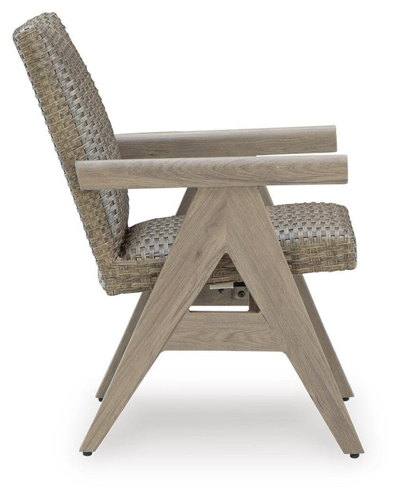 Cliff Trails Outdoor Rocking Arm Chair (Set of 2) - CasaBella Furniture (San Antonio, TX)