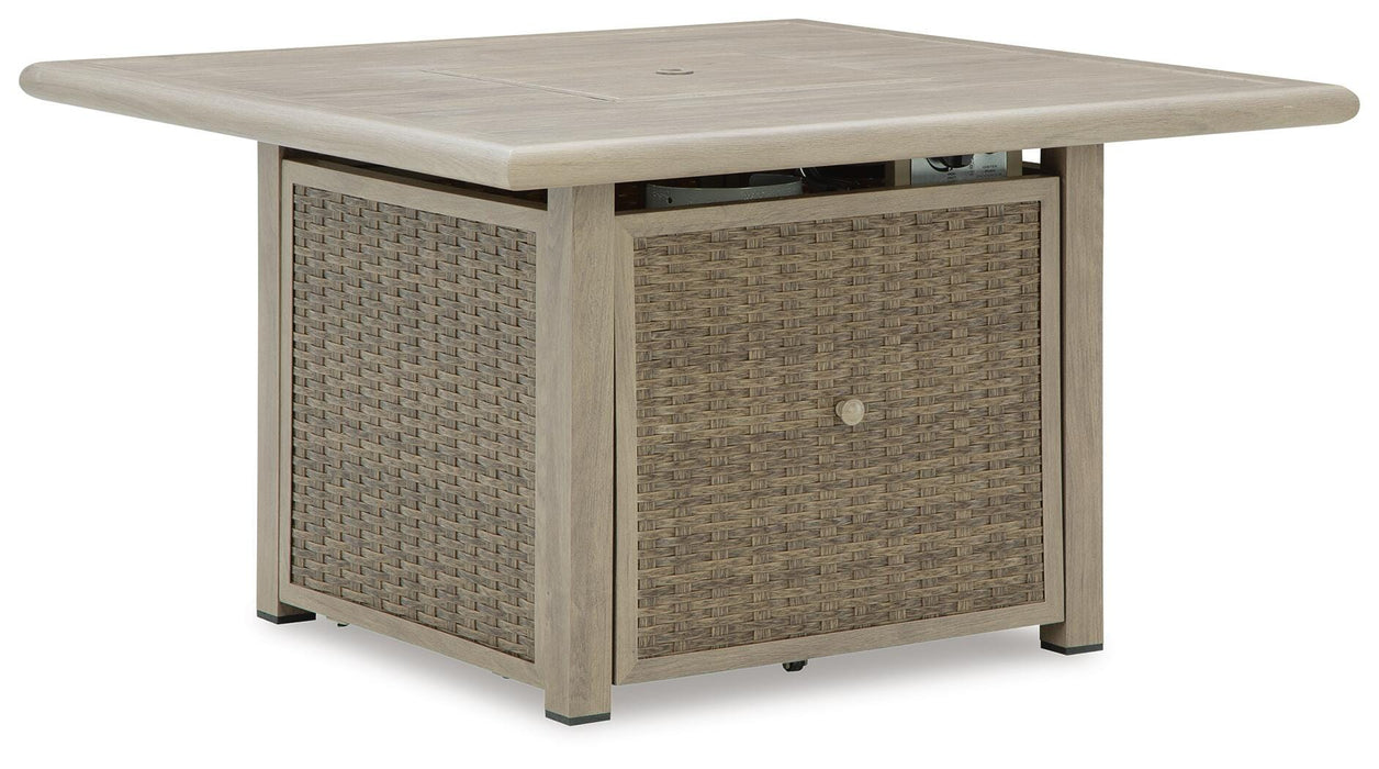 Cliff Trails Fire Pit Table - CasaBella Furniture (San Antonio, TX)